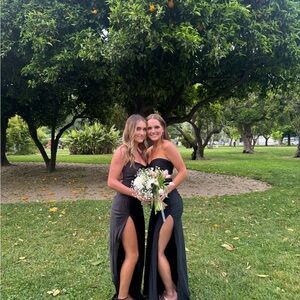 Macy's Strapless Black Dresses